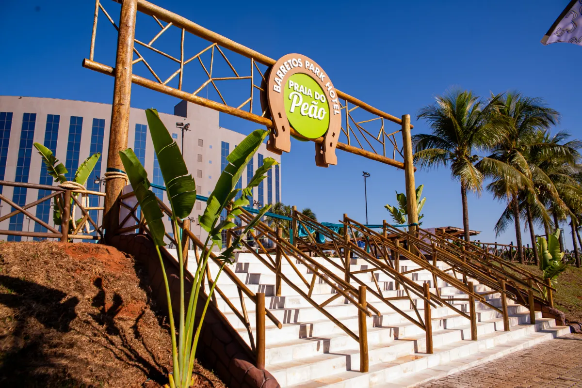 Entrada da Praia do Peão em Barretos